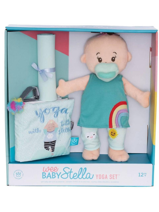 Lalka dla dziewczynek Zestaw do jogi Baby Stella Manhattan Toy