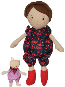 Freddie lalka z małym przyjacielem kotkiem Manhattan Toy