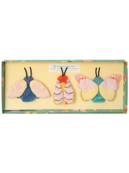 Zestaw 3 pacynek na palce Motyle Natural Historian Manhattan Toy