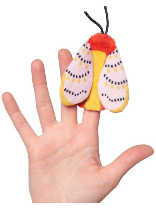 Zestaw 3 pacynek na palce Motyle Natural Historian Manhattan Toy