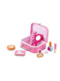 Różowa walizeczka z drewnianymi kosmetykami Sevi Różowa walizeczka z drewnianymi kosmetykami Sevi