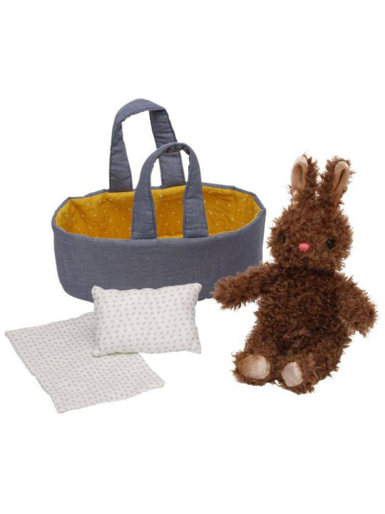 Pluszowa zabawka Moppettes Króliczek w gondoli Manhattan Toy
