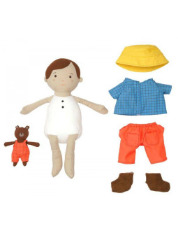 Alex lalka z małym przyjacielem misiem Manhattan Toy