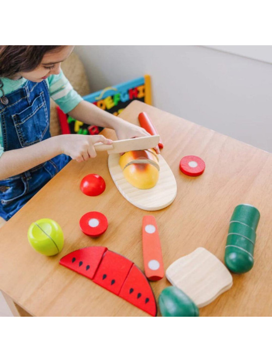Drewniana żywność do krojenia Cutting Food Melissa & Doug