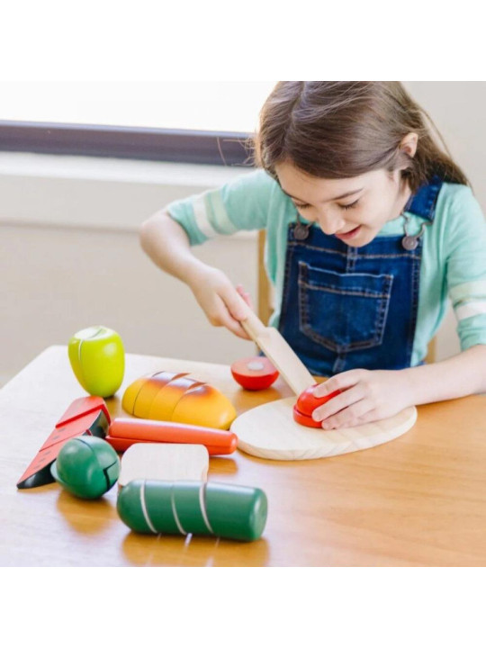 Drewniana żywność do krojenia Cutting Food Melissa & Doug