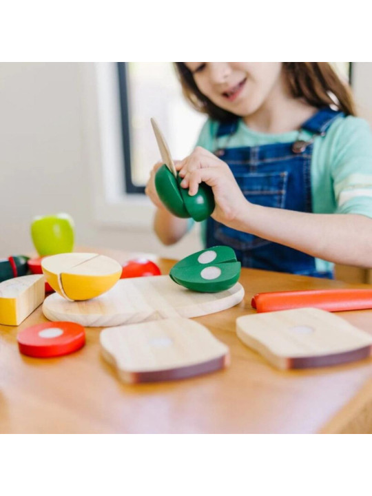 Drewniana żywność do krojenia Cutting Food Melissa & Doug