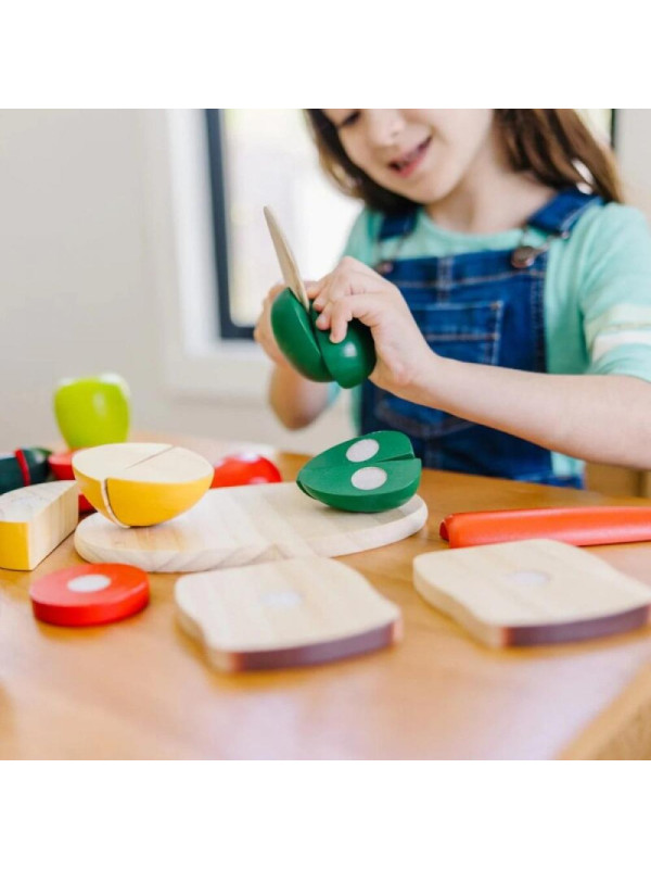 Drewniana żywność do krojenia Cutting Food Melissa & Doug