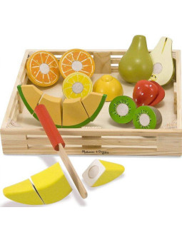 Drewniany zestaw do krojenia owoców Cutting Fruit 8 el  Melissa & Doug