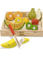 Drewniany zestaw do krojenia owoców Cutting Fruit 8 el  Melissa & Doug Drewniany zestaw do krojenia owoców Cutting Fruit 8 el  Melissa & Doug