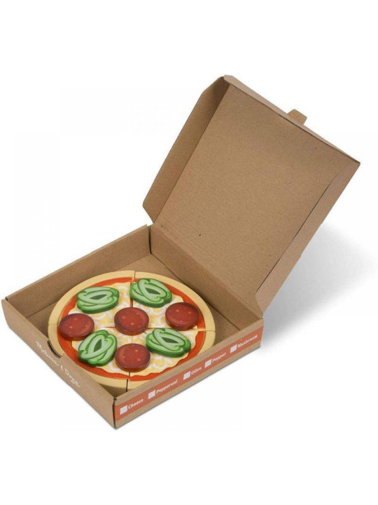 Drewniany zestaw do robienia pizzy z piecem Top & Bake 34 el Melissa & Doug