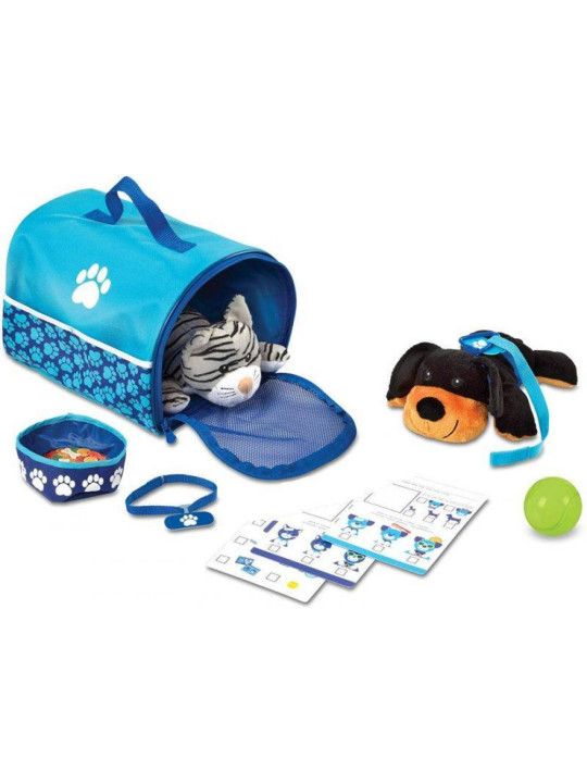 Torba podróżna z psem i kotem Tote & Tour 15 el Melissa & Doug