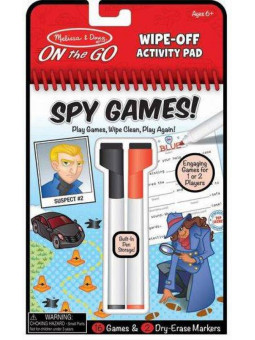 Zestaw gier ze ścieralnymi mazakami Spy Melissa & Doug