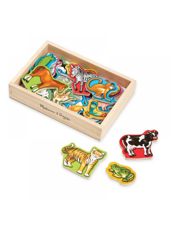 Drewniane magnesy Zwierzęta 20 sztuk Melissa & Doug