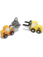 Zestaw drewnianych pojazdów z budowy Melissa & Doug Zestaw drewnianych pojazdów z budowy Melissa & Doug