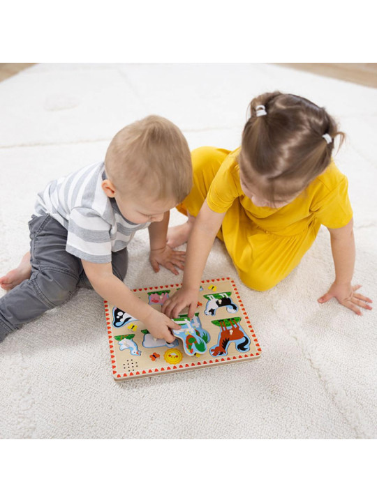 Układanka Gospodarstwo z efektami dźwiękowymi Melissa & Doug