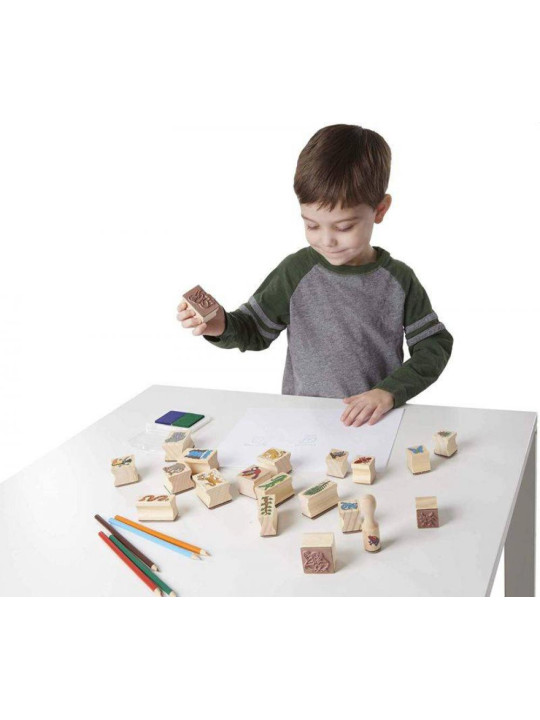 Drewniane stempelki Las Deszczowy Melissa & Doug