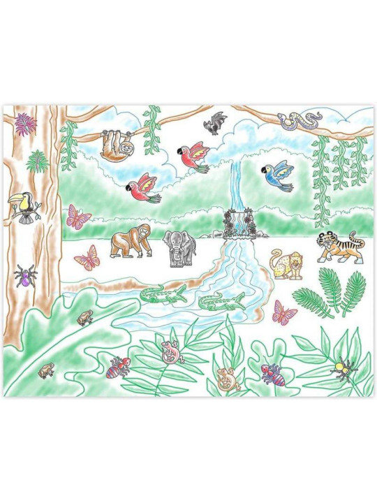 Drewniane stempelki Las Deszczowy Melissa & Doug