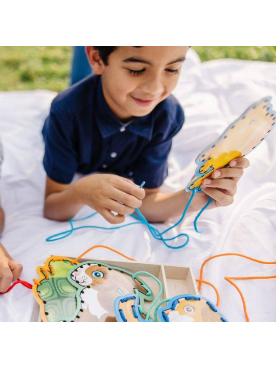 Przeplatane zwierzęta Pupile Melissa & Doug