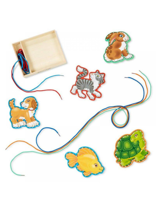 Przeplatane zwierzęta Pupile Melissa & Doug