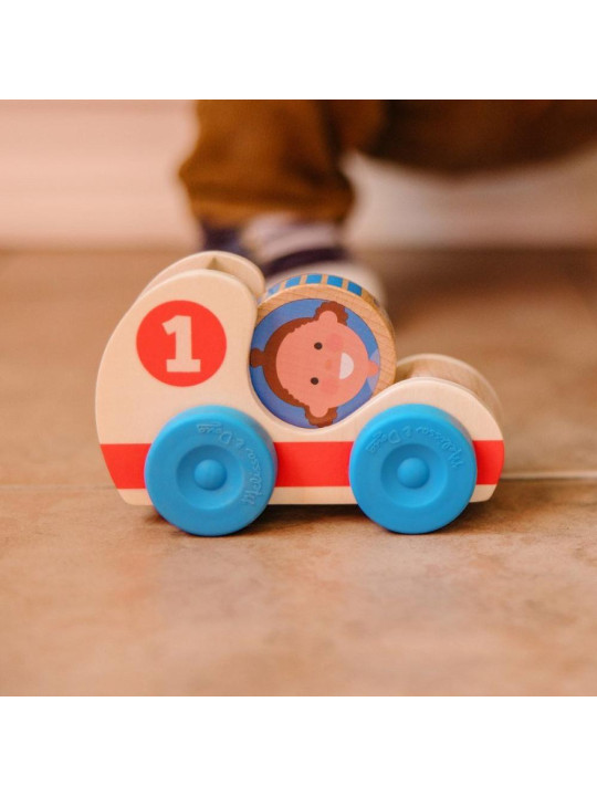 Drewniane samochody wyścigowe GO Tots Melissa and Doug