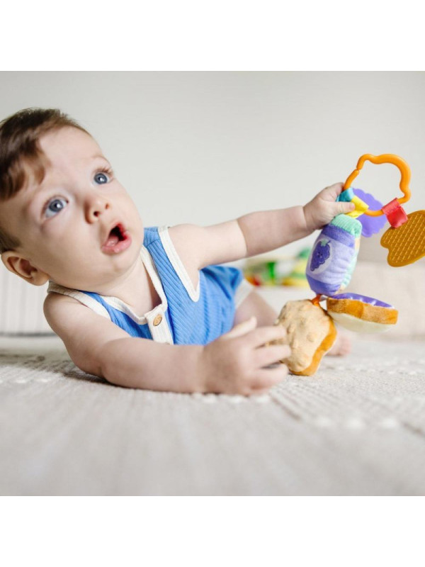 Zawieszka do wózka dla niemowląt PB&J Take-Along Toy 30742-MD Melissa & Doug