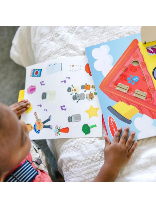 Drewniana tablica manipulacyjna z okienkami Blue’s Clues & You Melissa & Doug