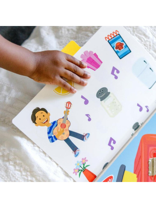 Drewniana tablica manipulacyjna z okienkami Blue’s Clues & You Melissa & Doug