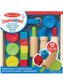 Kolorowa ciastolina z wałkami i stemplami Created by Me! Shape, Model, & Mold Melissa & Doug