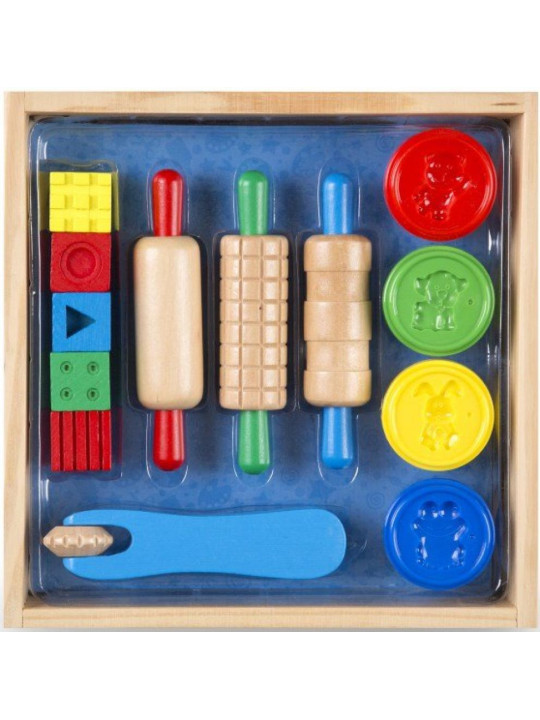Kolorowa ciastolina z wałkami i stemplami Created by Me! Shape, Model, & Mold Melissa & Doug