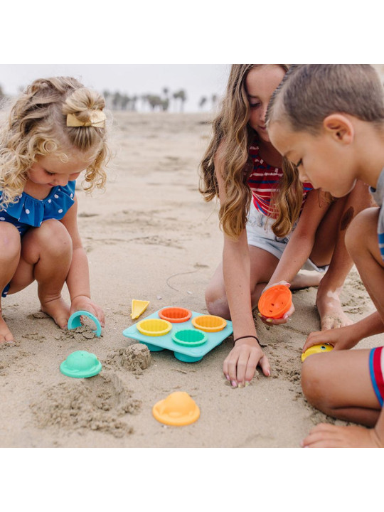 Foremki do piasku wody zabawa na plaży babeczki Melissa and Doug