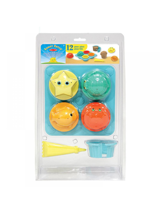 Foremki do piasku wody zabawa na plaży babeczki Melissa and Doug