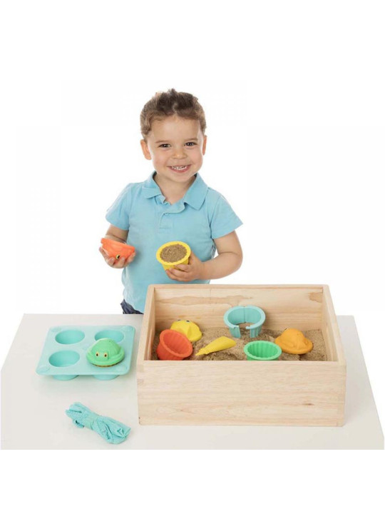 Foremki do piasku wody zabawa na plaży babeczki Melissa and Doug