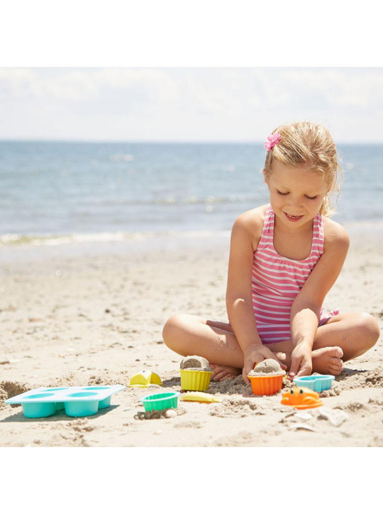 Foremki do piasku wody zabawa na plaży babeczki Melissa and Doug
