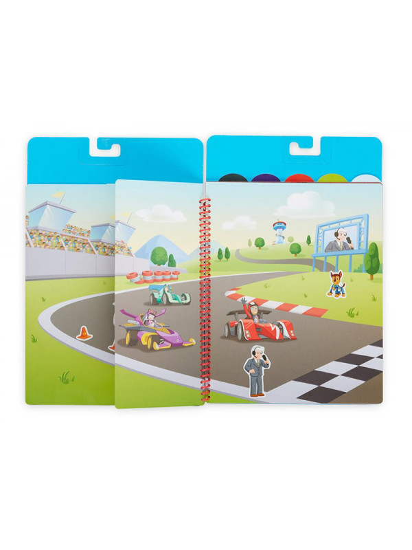 Naklejki wielorazowego użytku Psi Patrol Restickable Stickers Flip-Flap Pad - Classic Missions Melissa & Doug