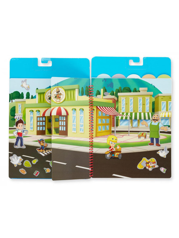 Naklejki wielorazowego użytku Psi Patrol Restickable Stickers Flip-Flap Pad – Adventure Bay Melissa & Doug
