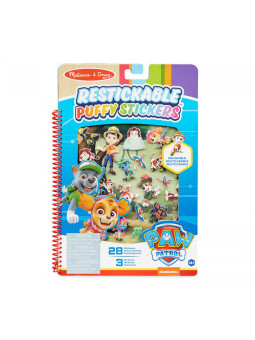 Naklejki wielokrotnego użytku z książką Psi Patrol Puffy Sticker – Jake’s Mountain Melissa and Doug
