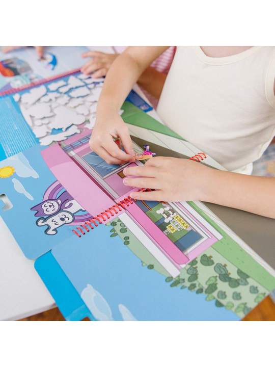 Naklejki wielokrotnego użytku z książką Psi Patrol Puffy Sticker – Jake’s Mountain Melissa and Doug