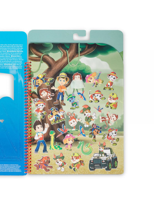 Naklejki wielokrotnego użytku z książką Psi Patrol Puffy Sticker – Jake’s Mountain Melissa and Doug