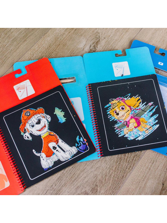 Wydrapywanka zdrapywanka z książką Psi Patrol Scratch Art Pad – Skye Melissa and Doug