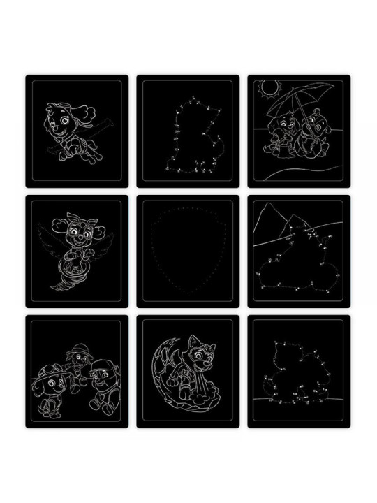 Wydrapywanka zdrapywanka z książką Psi Patrol Scratch Art Pad – Skye Melissa and Doug