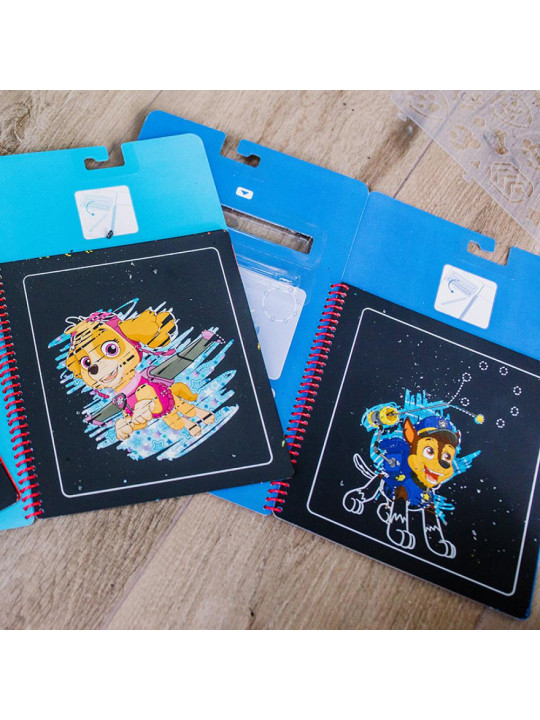 Wydrapywanka zdrapywanka z książką Psi Patrol Scratch Art Pad – Marshall Melissa and Doug