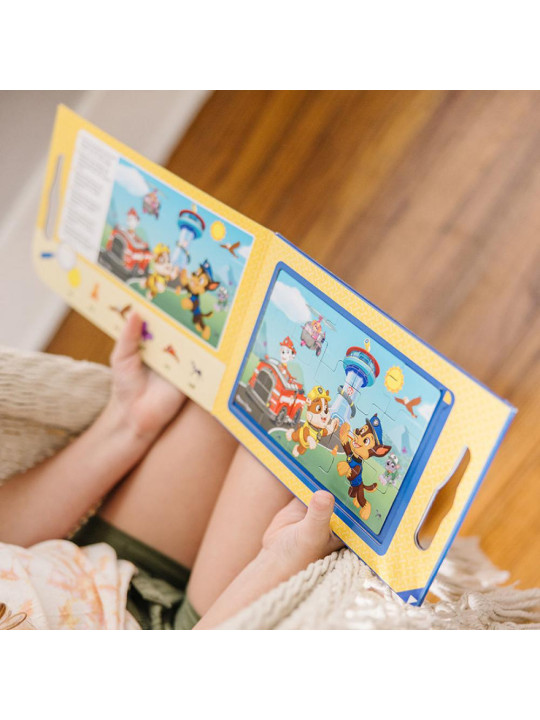 Puzzle na magnesy z książką Psi Patrol Magnetic Jigsaw Puzzles Melissa & Doug