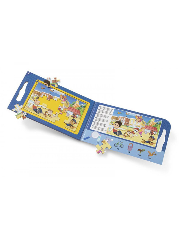 Puzzle na magnesy z książką Psi Patrol Magnetic Jigsaw Puzzles Melissa & Doug