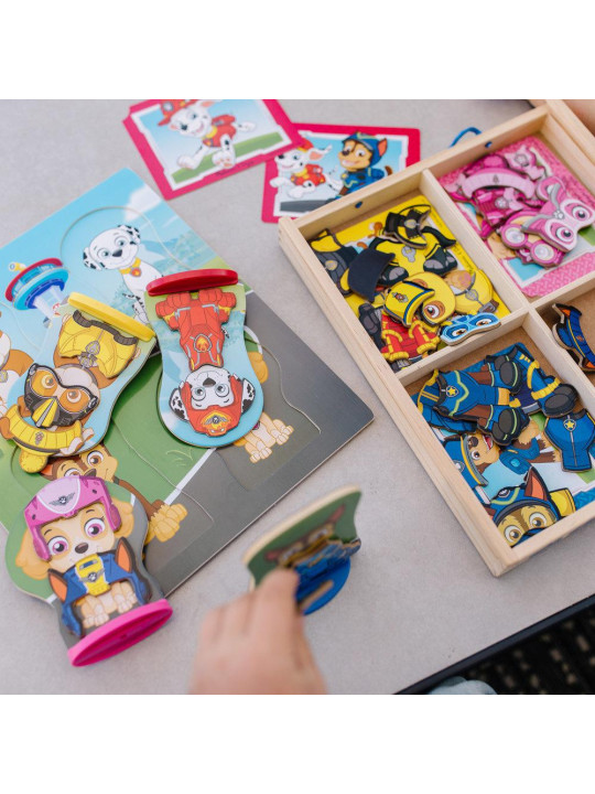 Układanka magnetyczna z figurkami Psi Patrol Magnetic Pretend Play Melissa and Doug