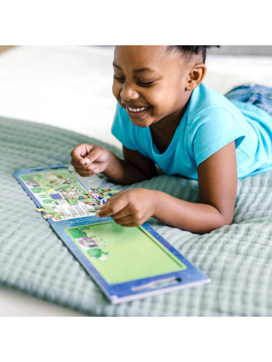 Puzzle na magnesy z książką Psi Patrol Magnetic Jigsaw Puzzles - Big Trucks Melissa & Doug