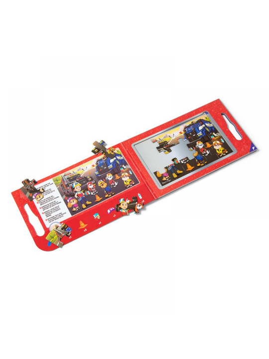 Puzzle na magnesy z książką Psi Patrol Magnetic Jigsaw Puzzles - Big Trucks Melissa & Doug