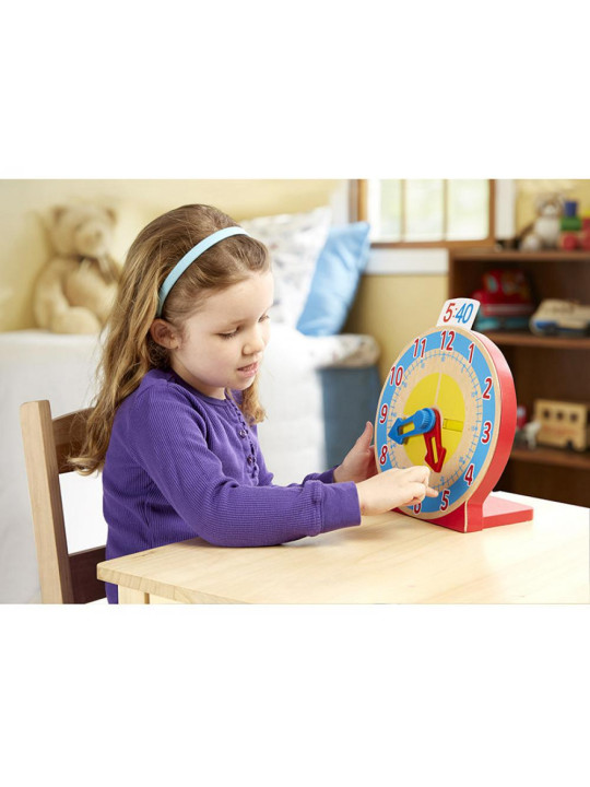 Zegar 2w1 do pokoju dziecięcego Melissa and Doug