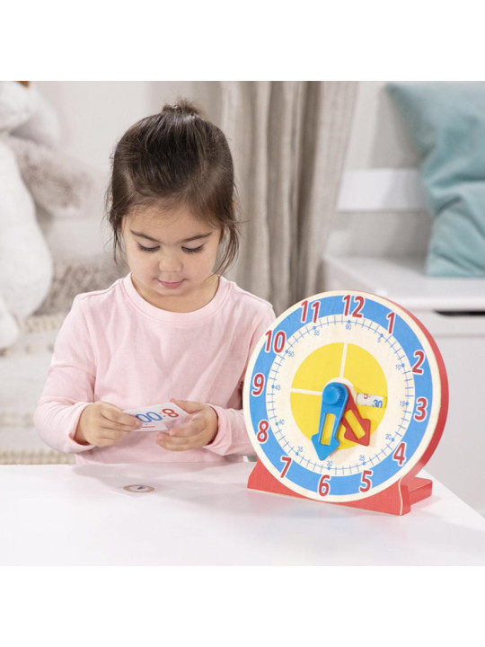 Zegar 2w1 do pokoju dziecięcego Melissa and Doug