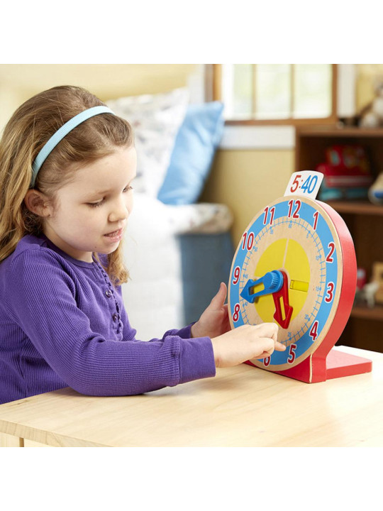 Zegar 2w1 do pokoju dziecięcego Melissa and Doug