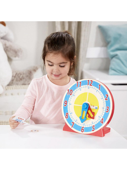 Zegar 2w1 do pokoju dziecięcego Melissa and Doug